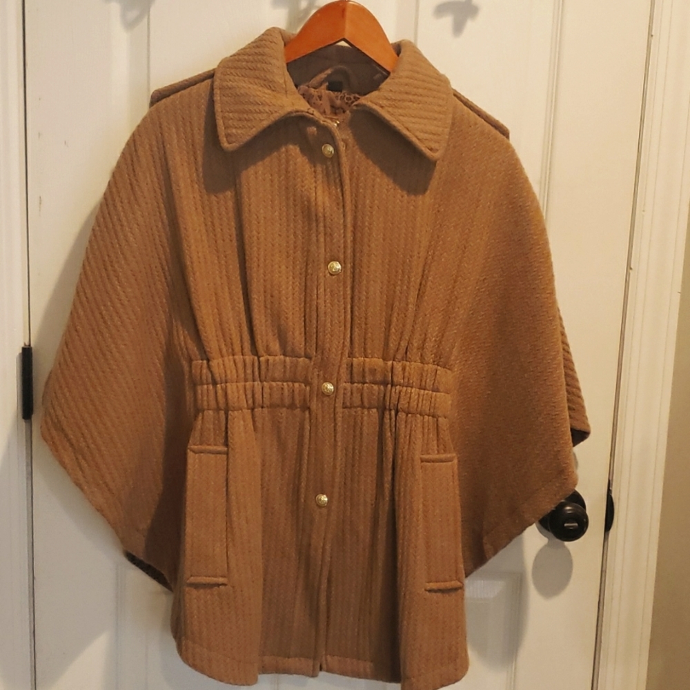 GUESS wool blend poncho/coat Size- Sm.